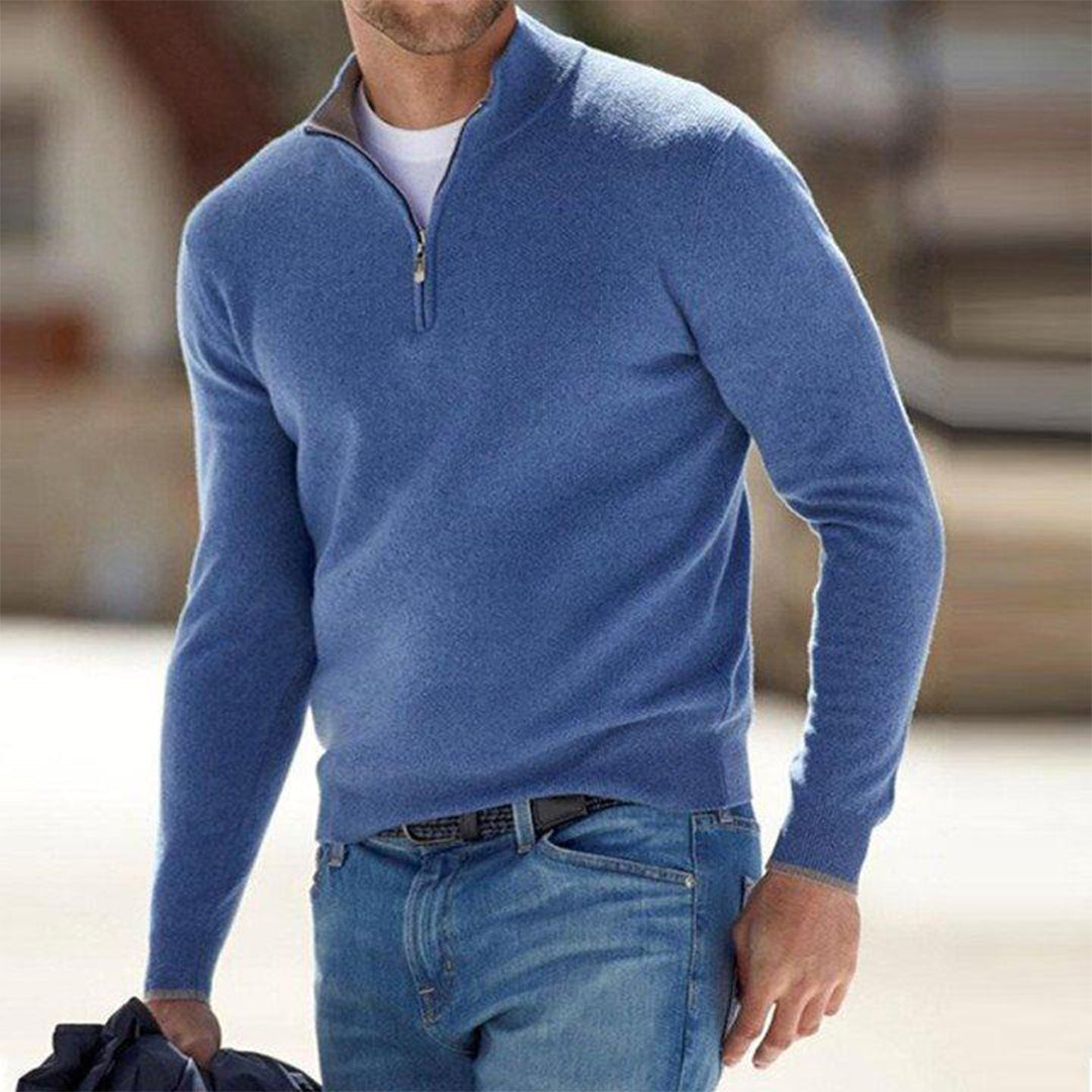 Daniel | Men’s Winter Half-Zip Warm Jumper