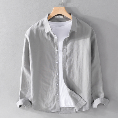 Comfort Fit Button-Up Shirt