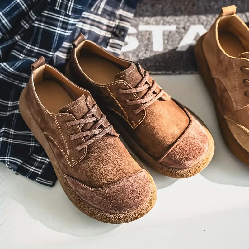 Santiago® - Zapatos ortopédicos de piel vacuna, edición prémium