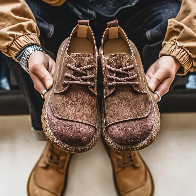 Santiago® - Zapatos ortopédicos de piel vacuna, edición prémium