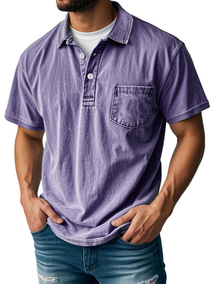 Stylish Short-Sleeve Polo Shirt