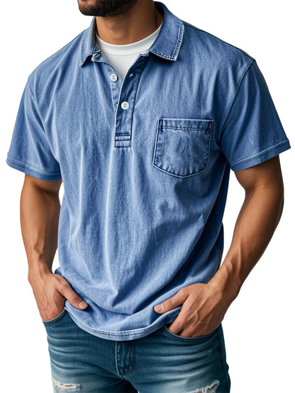 Stylish Short-Sleeve Polo Shirt