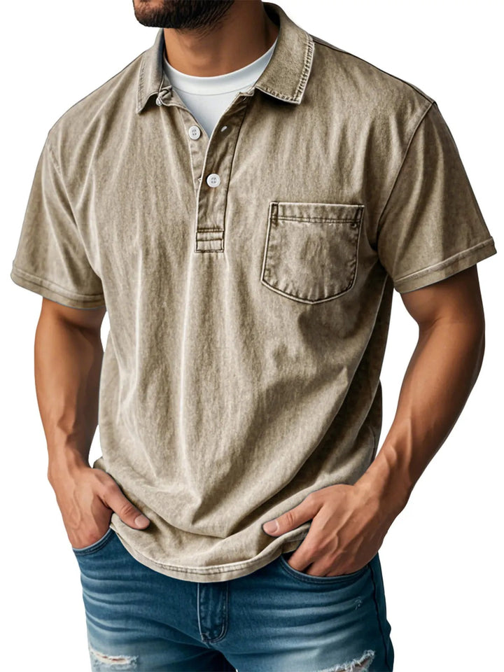 Stylish Short-Sleeve Polo Shirt