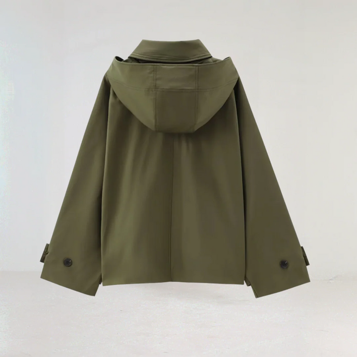 Women’s Casual Lightweight Waterproof Rain Jacket