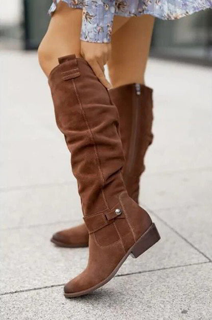 Ashley | Botas de moda por encima de la rodilla para mujer