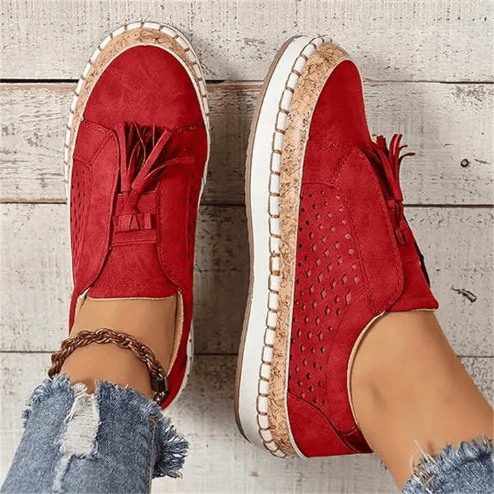 Women’s Spring Casual Slip-On Real Leather Loafers