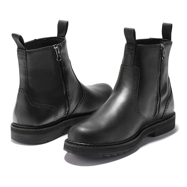Rugged Suede Chelsea Ankle Boots Men