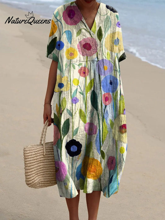 Harpal - Vestido floral vintage