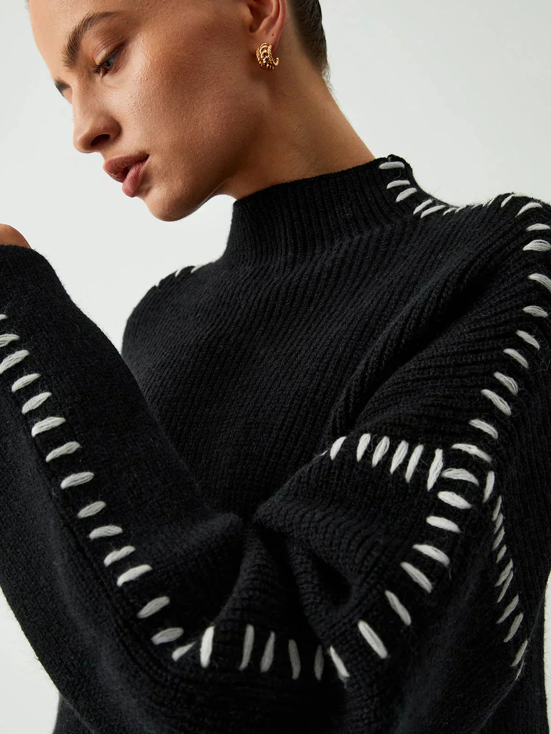 Minimalist Cozy Crewneck Sweater