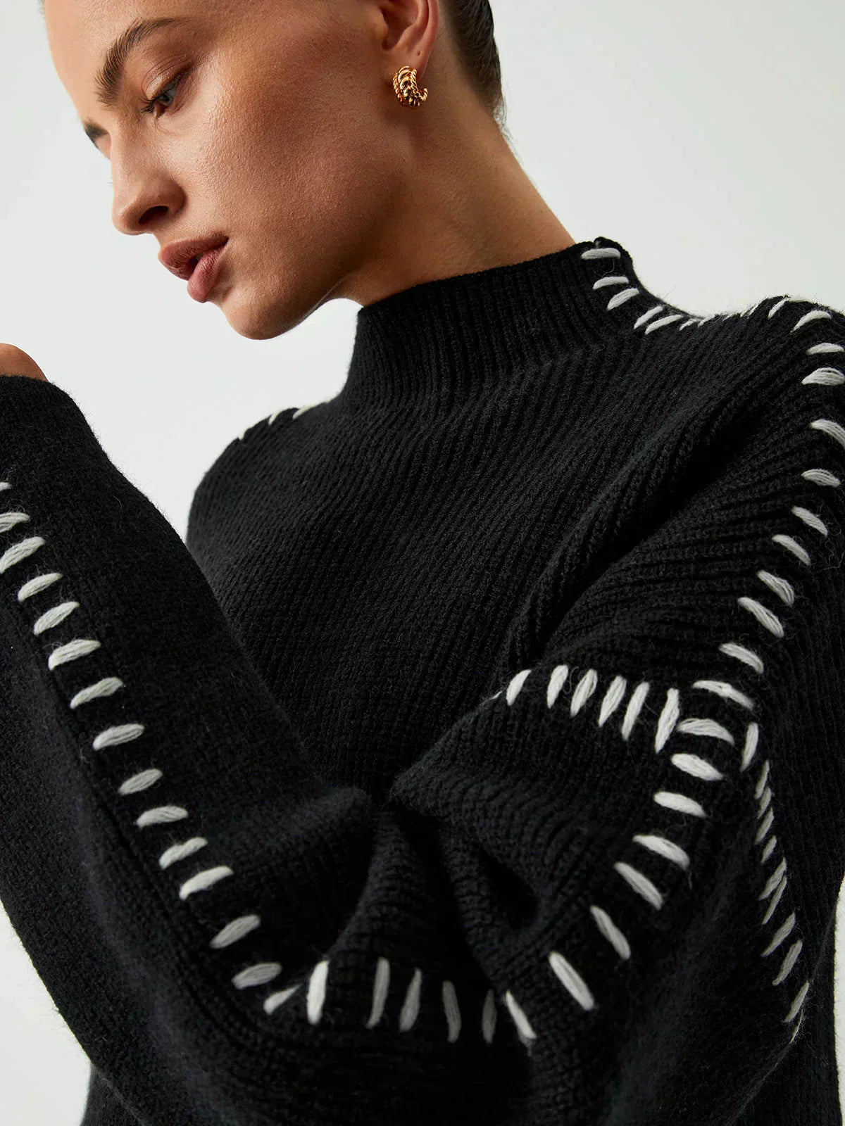 Minimalist Cozy Crewneck Sweater