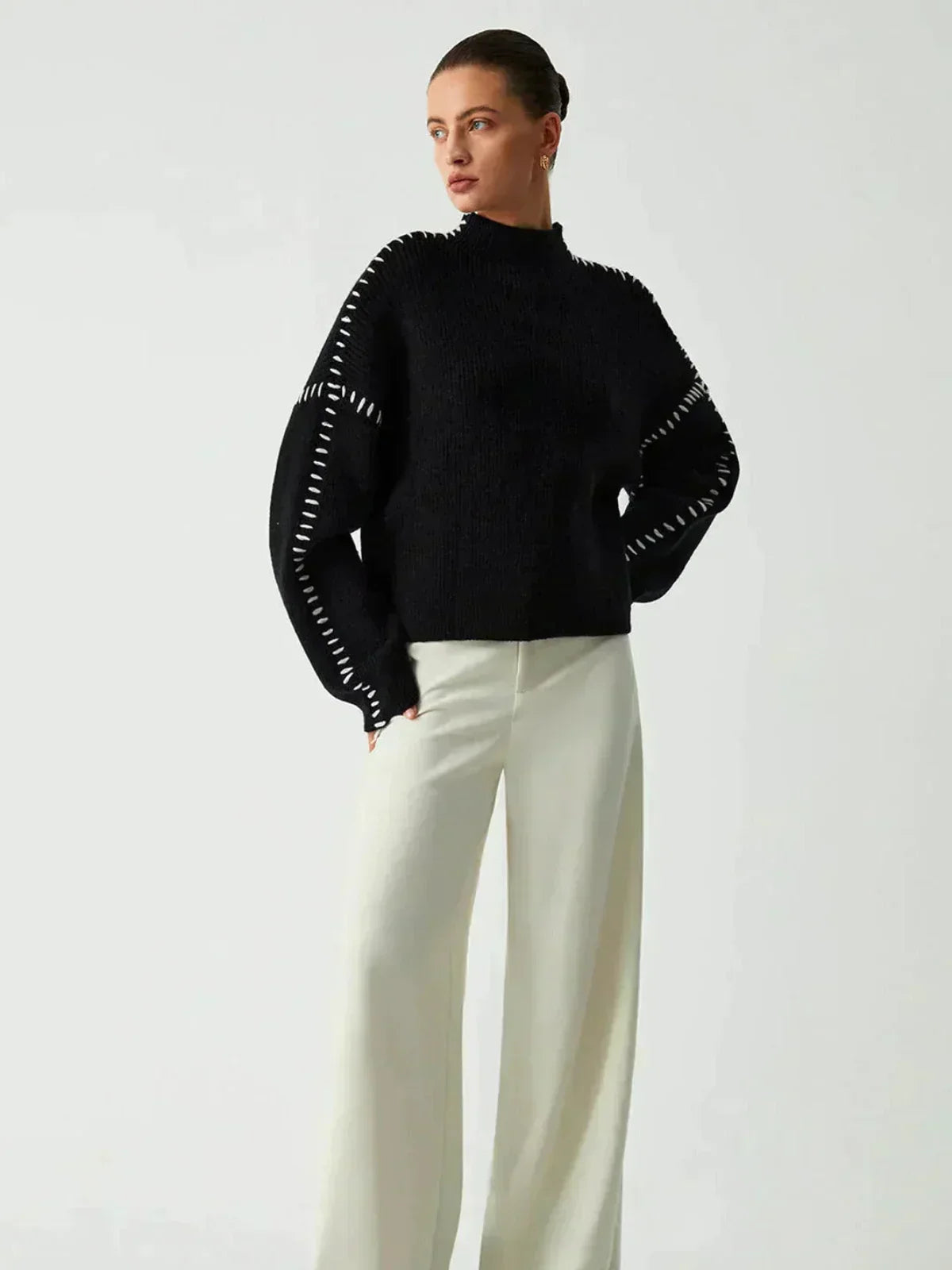 Minimalist Cozy Crewneck Sweater