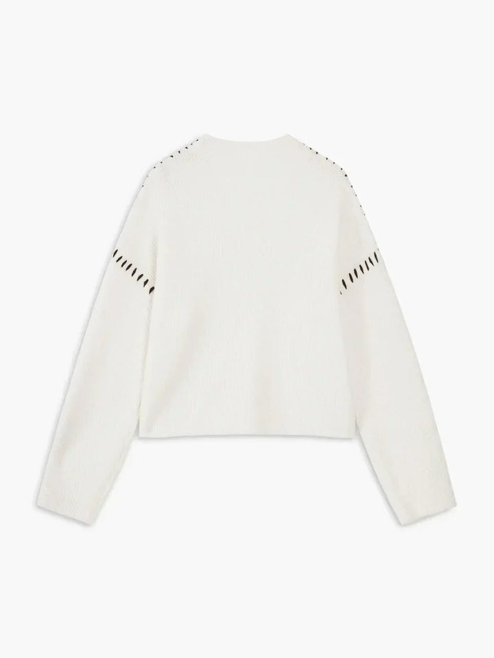 Minimalist Cozy Crewneck Sweater