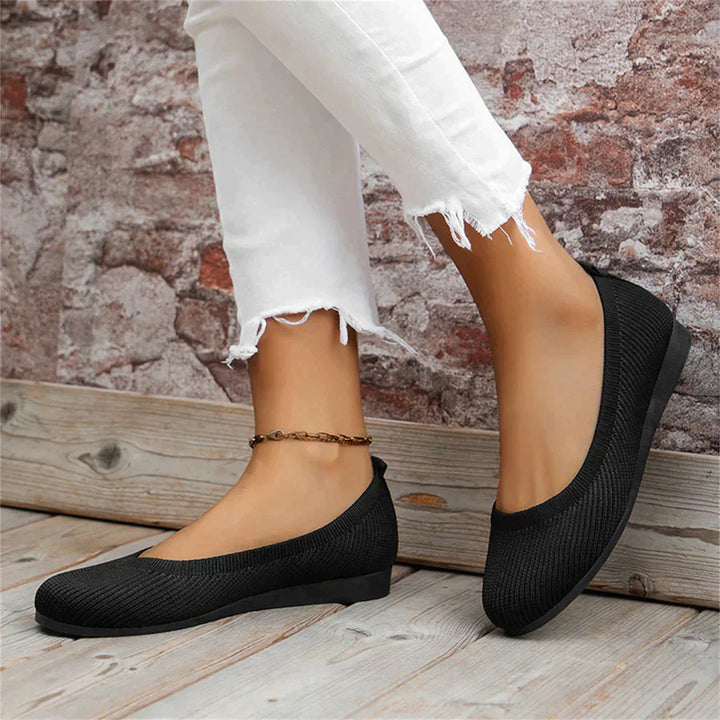 Women’s Spring Comfortable Real Leather Ballet Flats Shoes