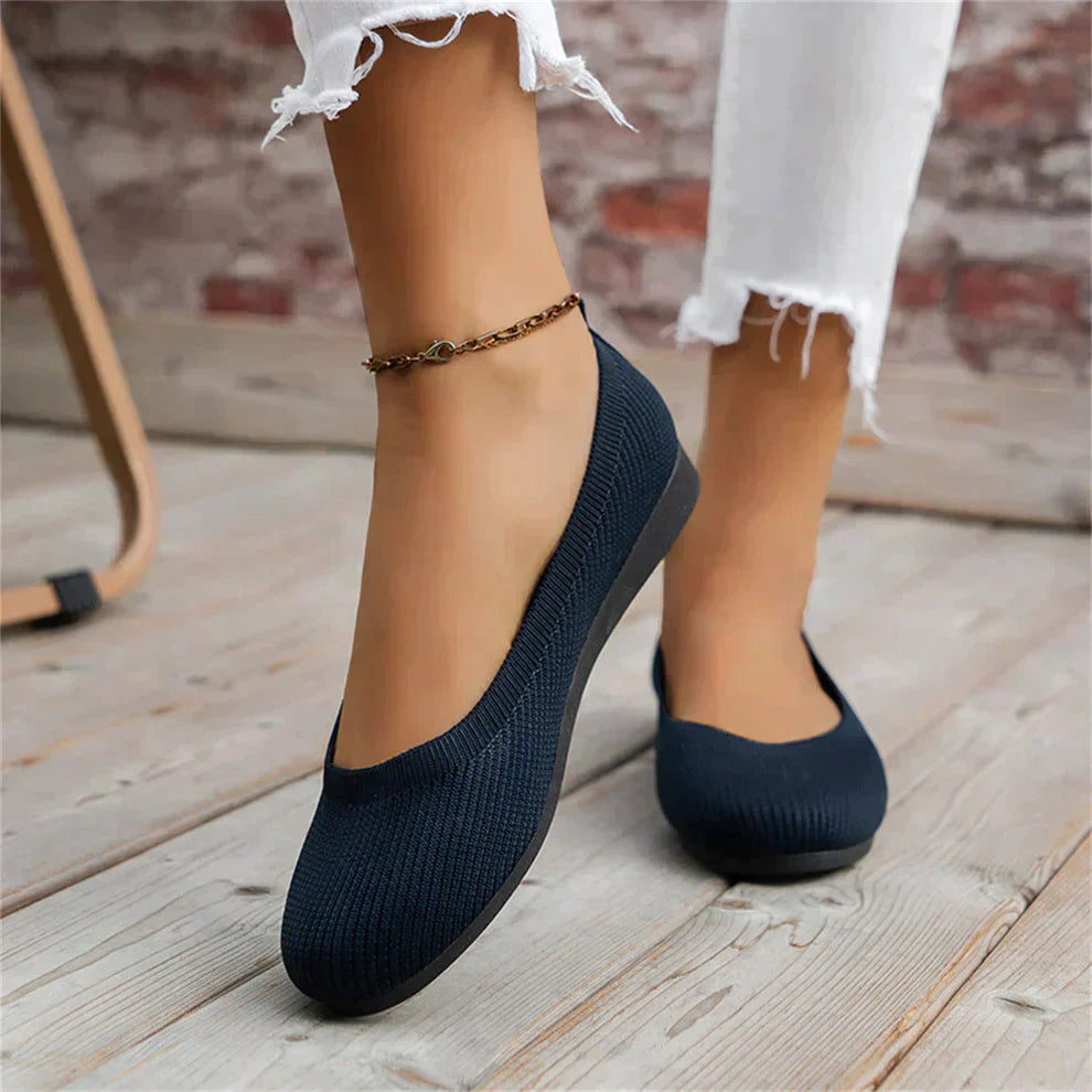 Women’s Spring Comfortable Real Leather Ballet Flats Shoes
