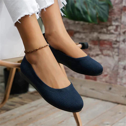Women’s Spring Comfortable Real Leather Ballet Flats Shoes