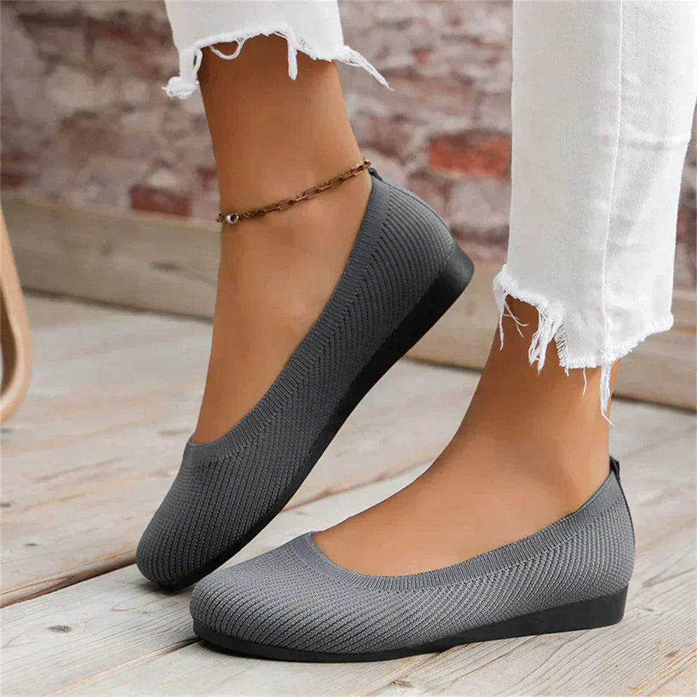 Women’s Spring Comfortable Real Leather Ballet Flats Shoes