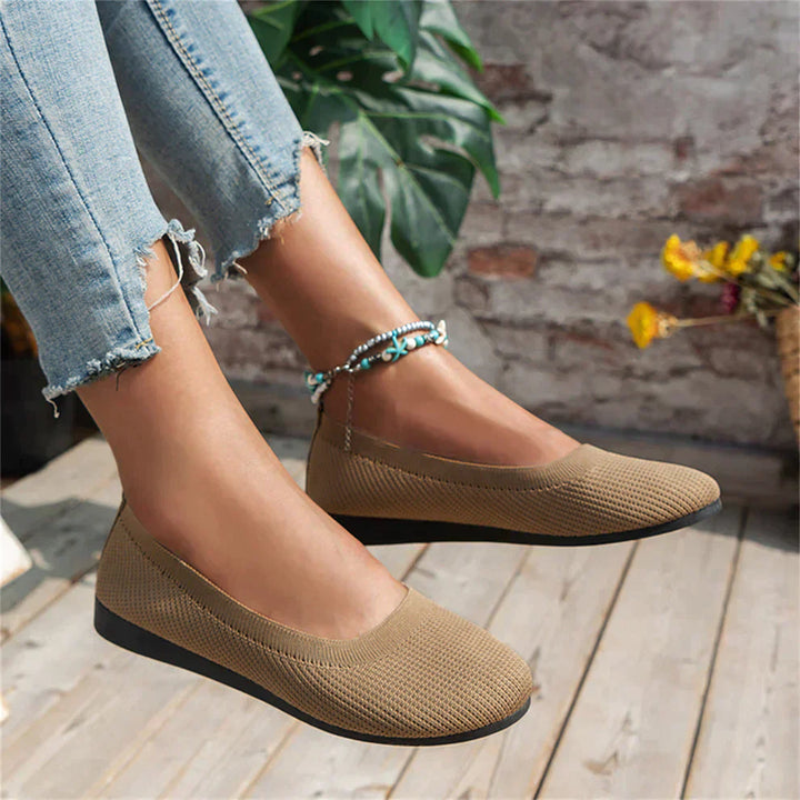 Women’s Spring Comfortable Real Leather Ballet Flats Shoes