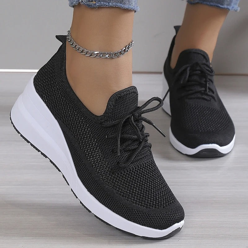 LuxeSpark Platform Walking Shoes