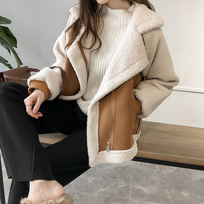 Brooklyn | Women's Soft Faux Shearling Oversized Coat
