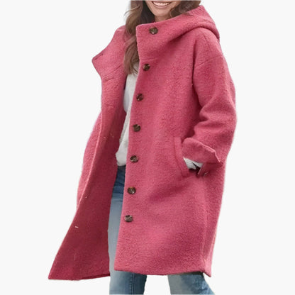 Elizabeth | Abrigo largo de invierno de corte holgado para mujer