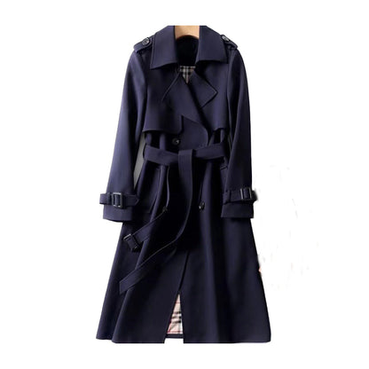 Victoria | Gabardina cruzada con cinturón para mujer