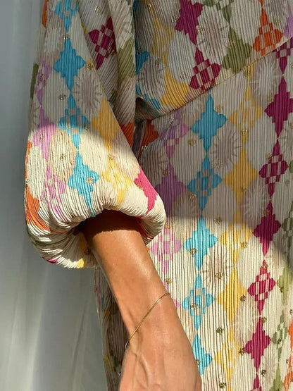 Grace | Women’s Spring Colorful Two-Piece Casual Set