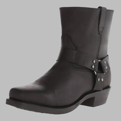 Aiden | Botines elegantes con correa de cuero para hombre