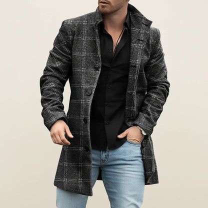Jordan | Abrigo de invierno estilo patchwork para hombre