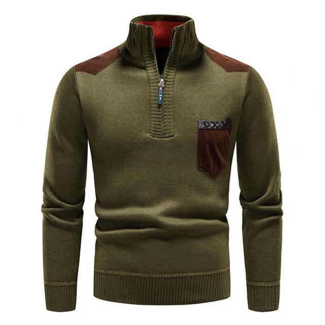 Dylan | Men’s Half-Zip Sweater with Chest Pocket