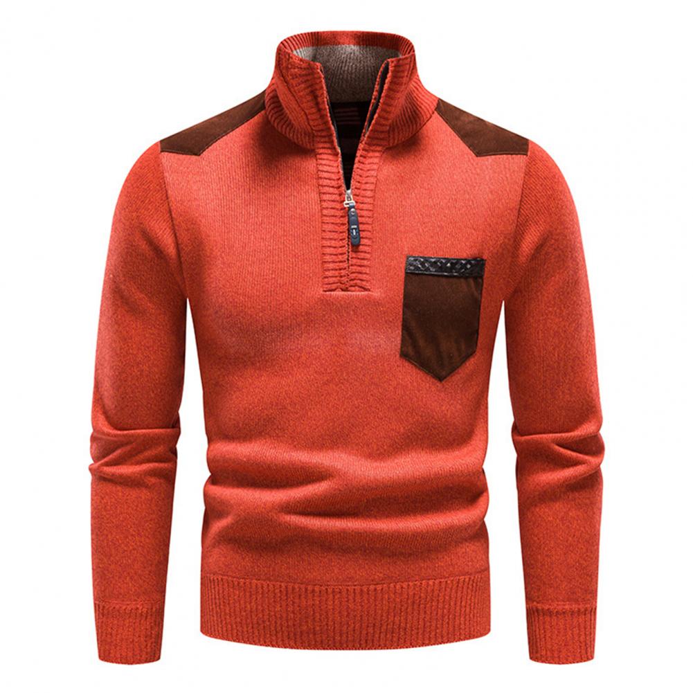 Dylan | Men’s Half-Zip Sweater with Chest Pocket