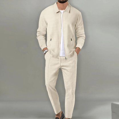 Owen | Chándal informal con chaqueta con cremallera para hombre