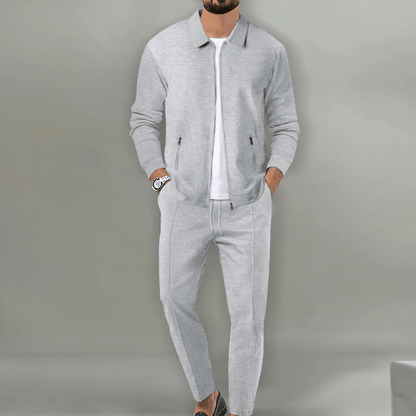 Owen | Chándal informal con chaqueta con cremallera para hombre