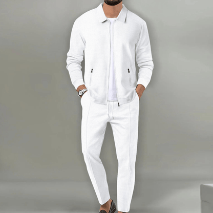Owen | Chándal informal con chaqueta con cremallera para hombre