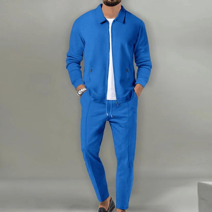 Owen | Chándal informal con chaqueta con cremallera para hombre