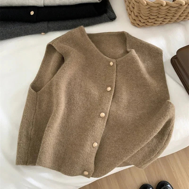 Ruby | Chaleco informal sin mangas con botones para mujer