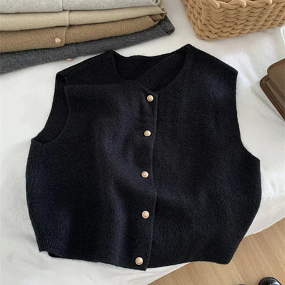 Ruby | Chaleco informal sin mangas con botones para mujer