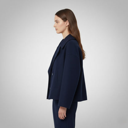 Georgia | Chaqueta corta clásica de doble botón para mujer