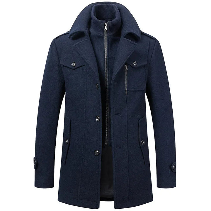 Classic Thermal Wool Blend Coat