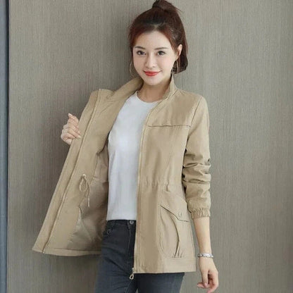 Women’s Relaxed Fit Waterproof Trench Coat