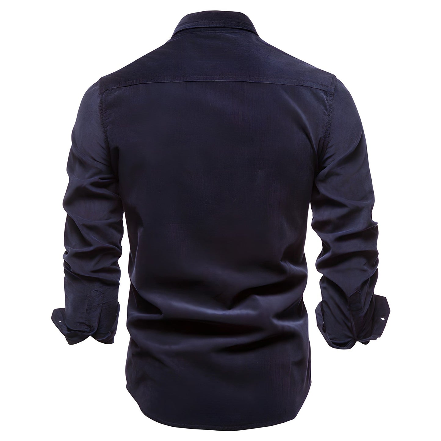 Adam | Men’s Casual Military Style Long Sleeve Shirt