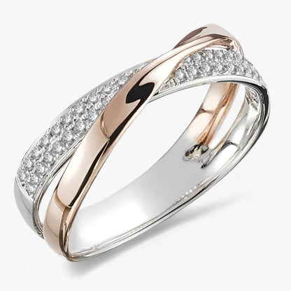 Criss-Cross Band Ring
