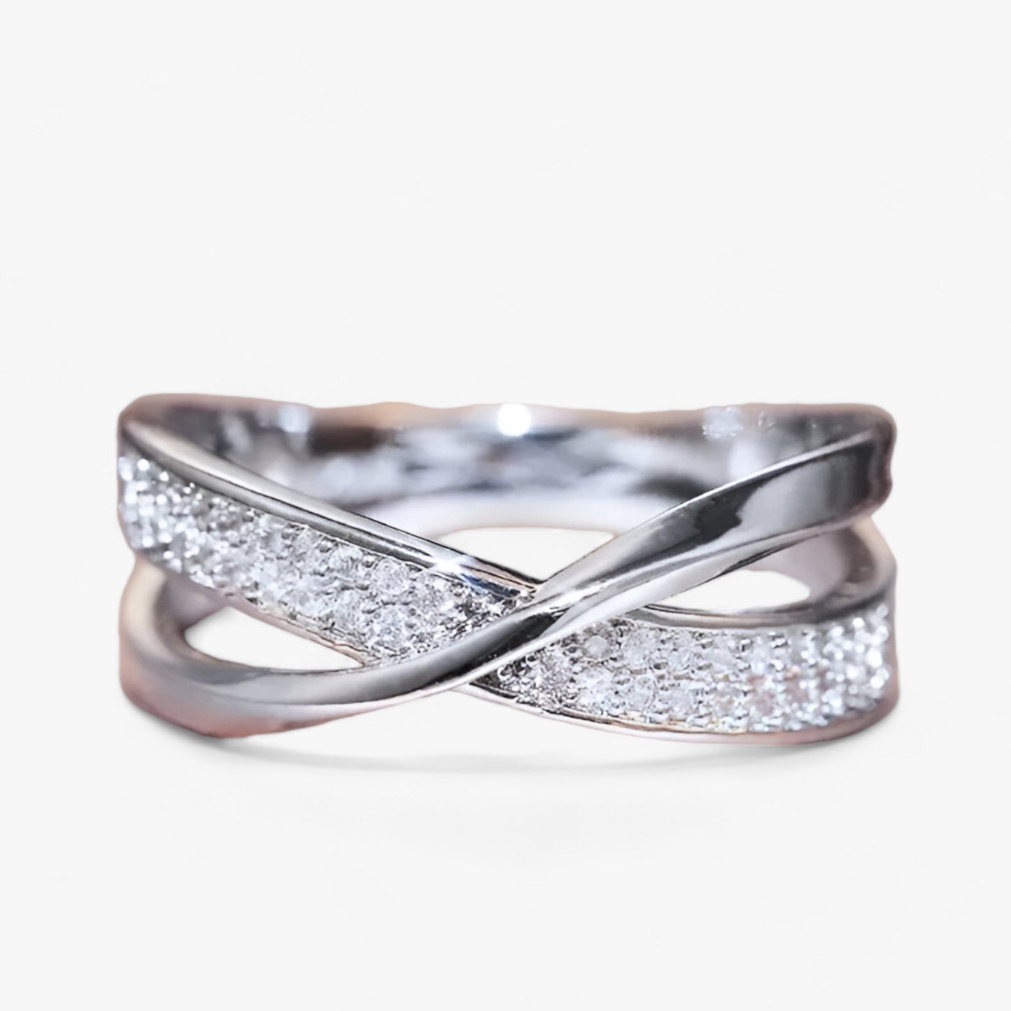 Criss-Cross Band Ring