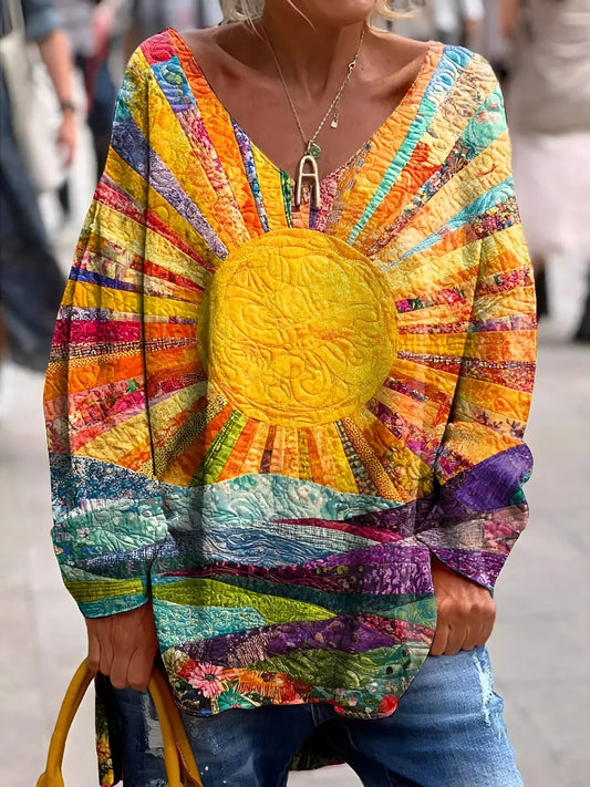 Cheerful Colorful Blouse
