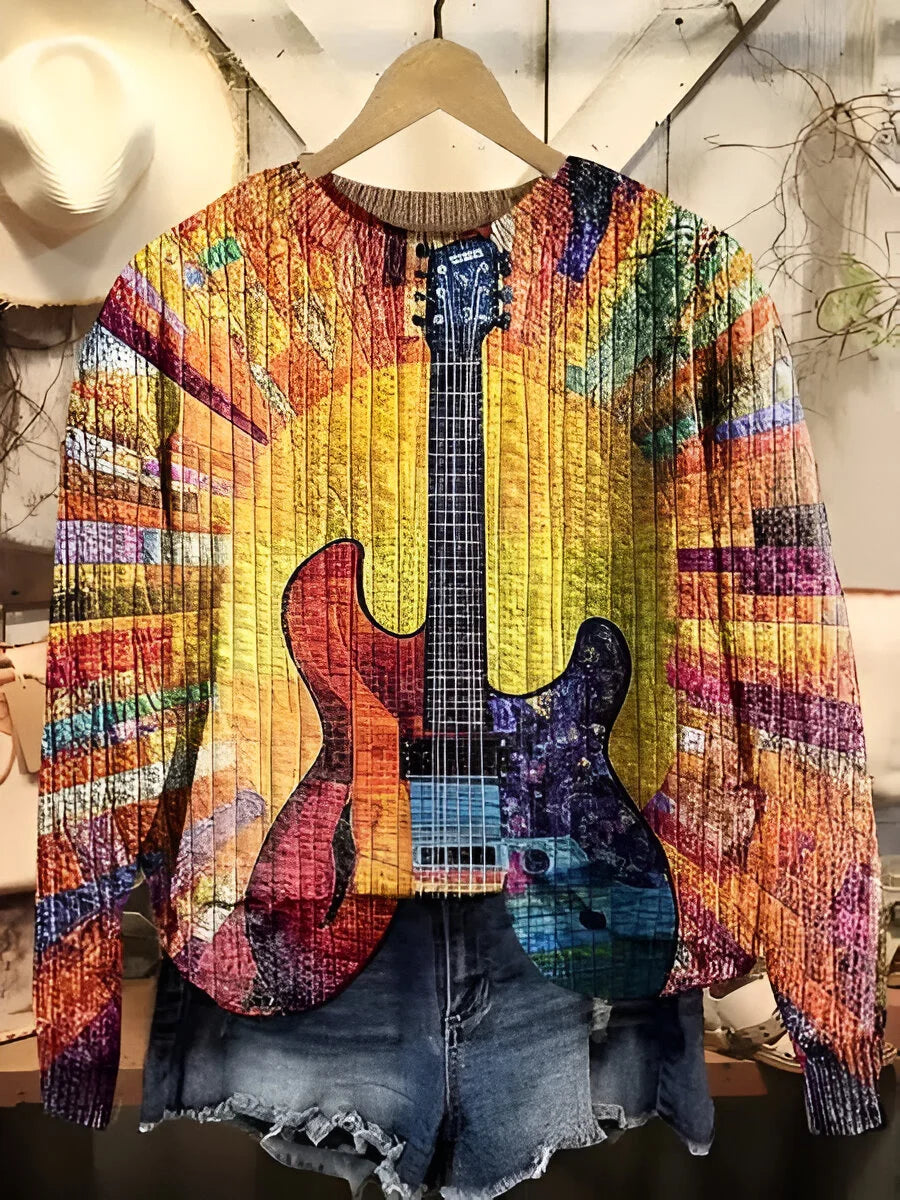 Colorful Boho Style Sweatshirt