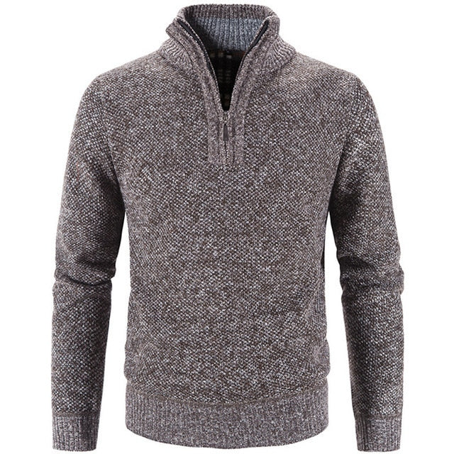 Ethan™ - Suéter informal elegante con media cremallera