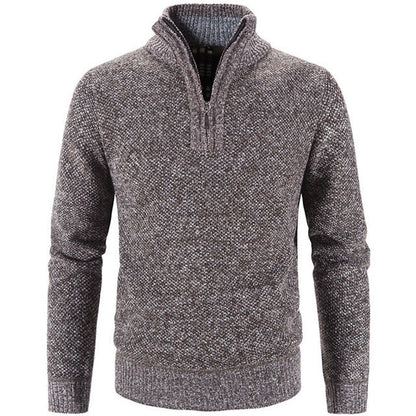 Ethan™ - Suéter informal elegante con media cremallera