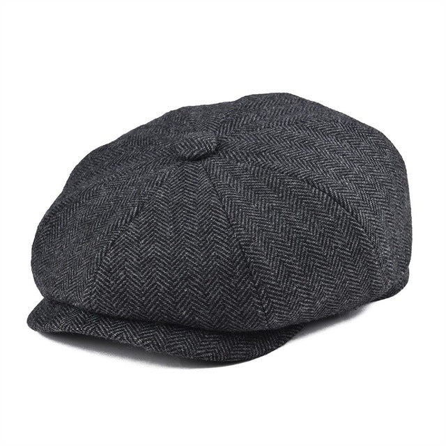 Classic Vintage Wool Flat Cap