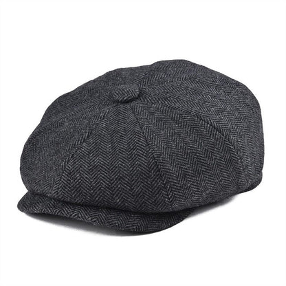 Classic Vintage Wool Flat Cap