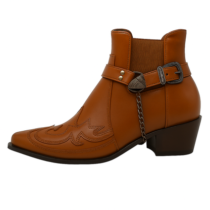 Andrew | Botas vaqueras de invierno para hombre con hebilla