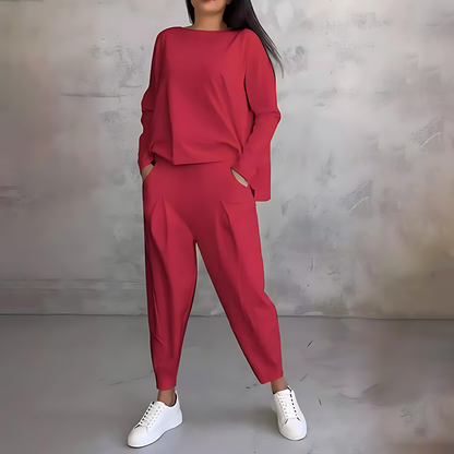 Maya | Top y pantalones holgados informales para mujer